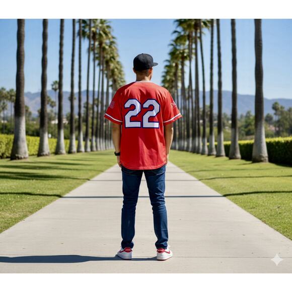 Reno Aces MiLB Battle Born Nevada Red Jersey Mens XL #22 EUC - Picture 2 of 11